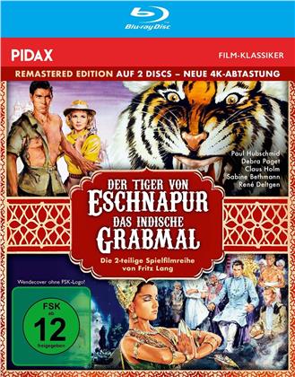 Der Tiger von Eschnapur / Das indische Grabmal (1959) (Pidax Film-Klassiker, Versione Rimasterizzata, 2 Blu-ray)