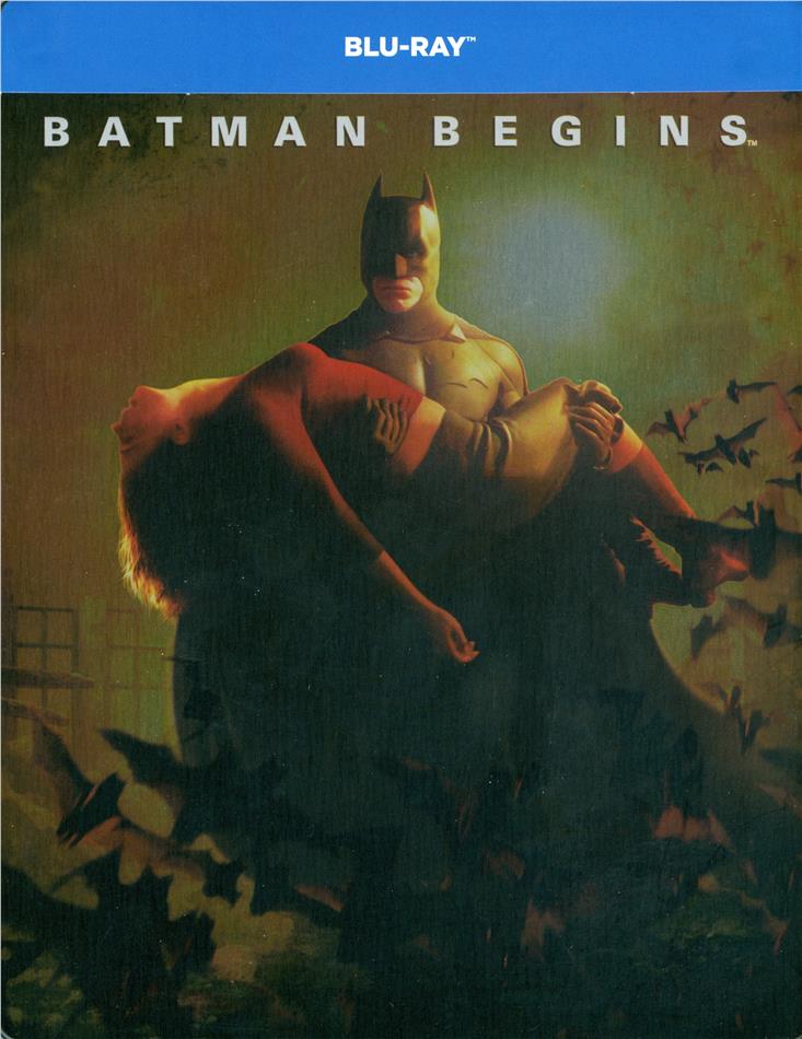 Batman Begins (2005) (Édition Limitée, Steelbook, 2 Blu-ray)