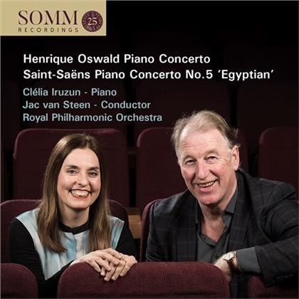 Henrique Oswald, Camille Saint-Saëns (1835-1921), Jac van Steen, Clélia Iruzun & The Royal Philharmonic Orchestra - Piano Concertos