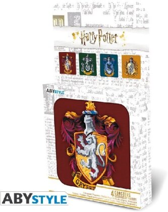 ABYstyle - Harry Potter 4 Houses Untersetzer