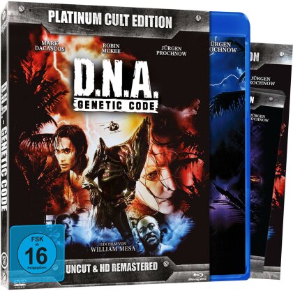 D.N.A. - Genetic Code (1996) (Platinum Cult Edition, Édition Limitée, Version Remasterisée, Uncut, Blu-ray + DVD)