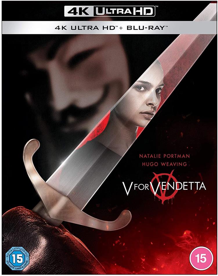 V For Vendetta (2005) (4K Ultra HD + Blu-ray)