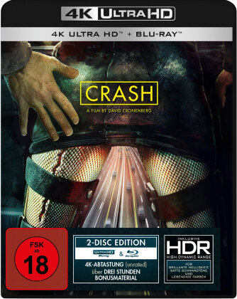 Crash (1996) (4K Ultra HD + Blu-ray)