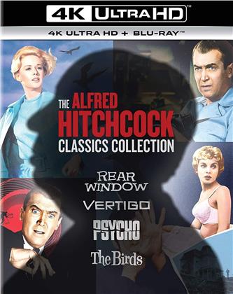 The Alfred Hitchcock Classics Collection - Rear Window / Vertigo / Psycho / The Birds (4 4K Ultra HDs + 4 Blu-rays)