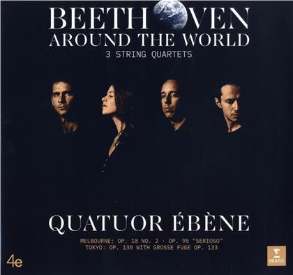 Quatuor Ébène & Ludwig van Beethoven (1770-1827) - Beethoven Around The Worl - Vienna - Op. 59 Nos 1 & 2 (2 LPs)