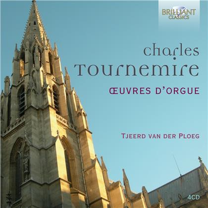Charles Tournemire (1870-1939) & Tjeerd van der Ploeg - Oeuvres D'orgue (4 CDs)