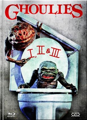 Ghoulies 1-3 (Limited Edition, Mediabook, Uncut, 3 Blu-rays)