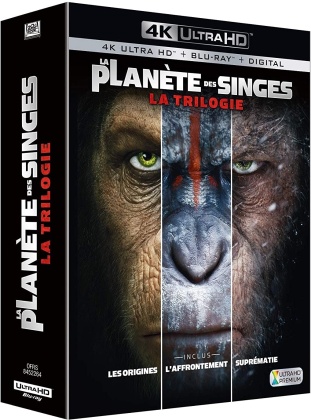 La Planète des Singes - La Trilogie (3 4K Ultra HDs + 3 Blu-rays)