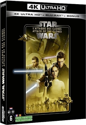 Star Wars - Episode 2 - L'attaque des clones / Attack of the Clones (2002) (4K Ultra HD + 2 Blu-ray)