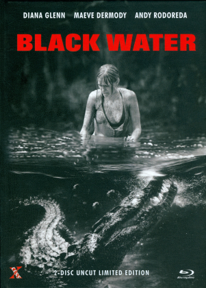 Black Water (2007) (Cover D, Edizione Limitata, Mediabook, Uncut, Blu-ray + DVD)