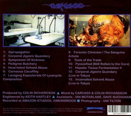 Carcass - Necroticism: Descanting The Insalubrious (2020 Reissue, Earache Records)