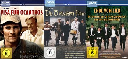 DFF-Krimi 3er Package - Visa für Ocantros / Die ehrbaren Fünf / Ende vom Lied - Das Ochsenfurter Männerquartett (DDR TV-Archiv, 3 DVDs)