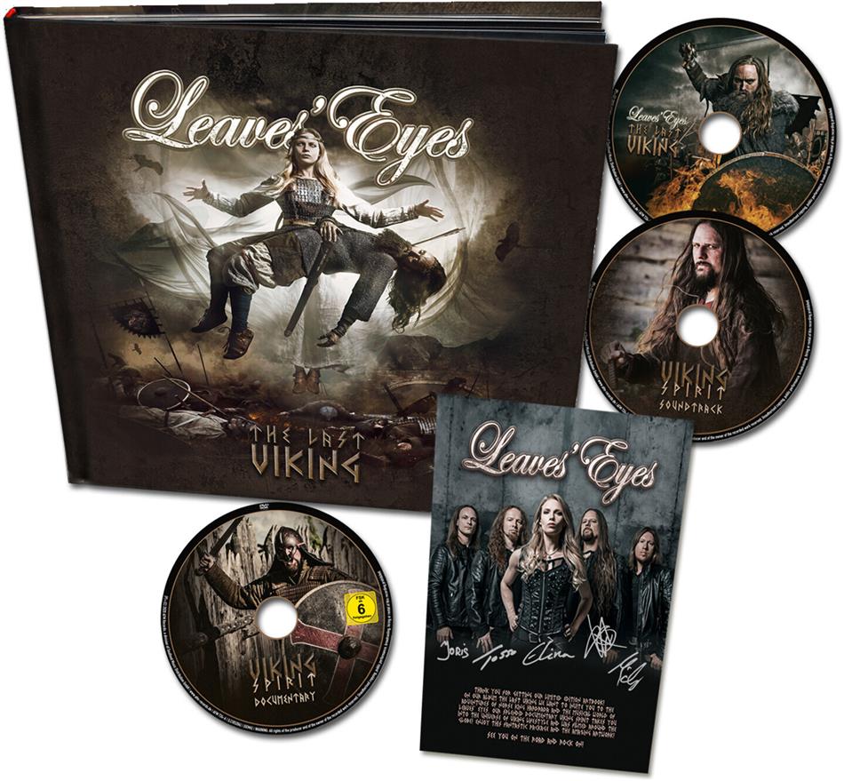 Leaves' Eyes - The Last Viking (Hardcover Artbook, Limited Edition, 2 CDs + DVD)