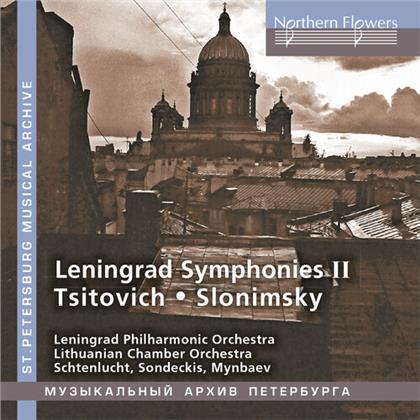 Leningrad Philharmonic, Lithuanian Chamber Orchestra, Tsitovich & Sergei Slonimsky (*1932) - Leningrad Symphonies II