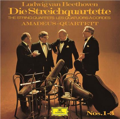 Amadeus Quartet & Ludwig van Beethoven (1770-1827) - String Quartets 1-3 (Limited, UHQCD, Japan Edition, Remastered)