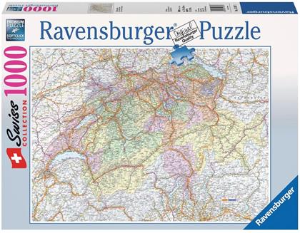 Swiss Collection: Schweizerkarte - Puzzle 1000 Teile
