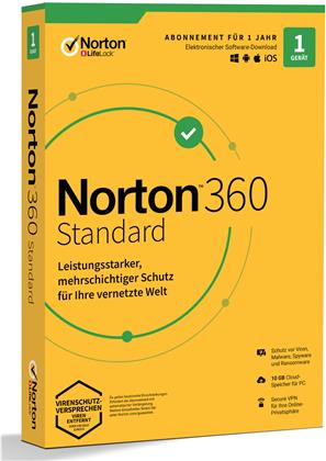 Norton 360 Standard (1 Gerät | 1 Jahr) (Code-in-a-Box)