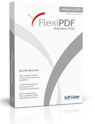 FlexiPDF Home & Standard 2019 (3 Geräte I 1 Gerät bei kommerzieller Nutzung)