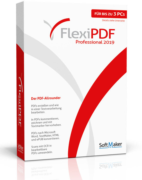 FlexiPDF Home & Professional 2019 (3 Geräte I 1 Gerät bei kommerzieller Nutzung)
