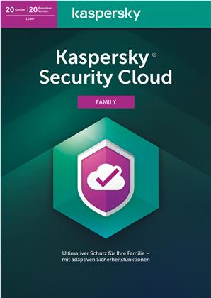 Kaspersky Security Cloud Family Edition 20 Geräte (Code in a Box)