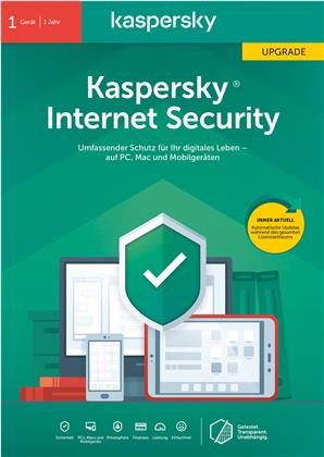 Kaspersky Internet Security Upgrade ( 1 Gerät I 1 Jahr) (Code in a Box)
