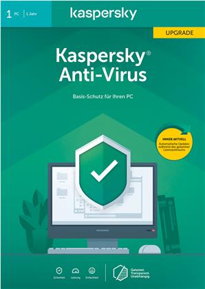 Kaspersky Anti-Virus Upgrade (1 Gerät I 1 Jahr) (Code in a Box)
