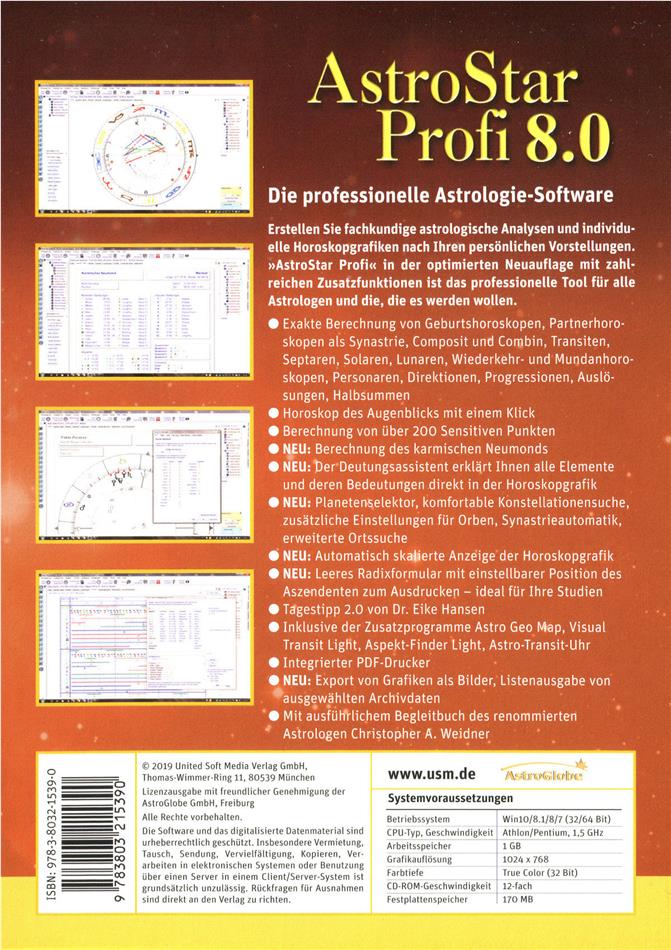 AstroStar Profi 8.0 Die professionelle AstrologieSoftware CeDe.ch