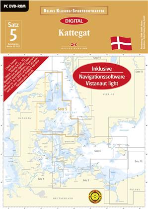 Sportbootkarten: Satz 5 - Kattegat (Ausgabe 2012)