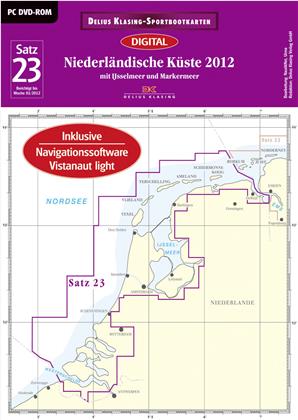 Sportbootkarten: Satz 23 - Niederländische Küste (Ausgabe 2012)
