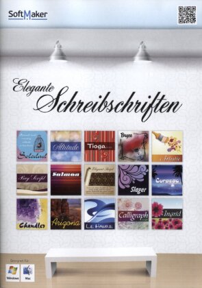 Elegante Schreibschriften (PC+MAC+Linux)