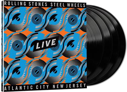 The Rolling Stones - Steel Wheels Live (Atlantic City 1989) (Black Vinyl, 4 LPs)