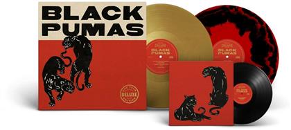Black Pumas - --- (2020 Reissue, ATO Records, Édition Deluxe, Red/Black Colored Vinyl, 2 LP + 7" Single)