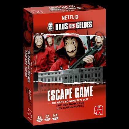 Haus des Geldes Escape Game - ab 14 Jahren, 1-8 Spieler