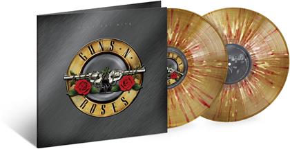 Guns N' Roses - Greatest Hits (2020 Reissue, Gold With Red Splatter Vinyl, 2 LPs)