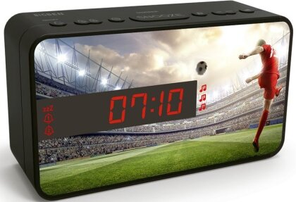 Bigben - Dual Alarm Clock R16 - Soccer [incl. 3 front panels]