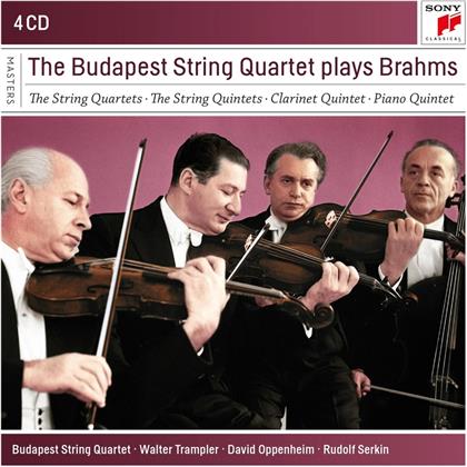 Budapest String Quartet & Johannes Brahms (1833-1897) - The Budapest Strinq Quartet Play Brahms (4 CDs)