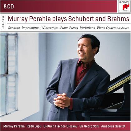 Murray Perahia, Johannes Brahms (1833-1897) & Franz Schubert (1797-1828) - Murray Perahia Plays Brahms and Schubert (8 CDs)