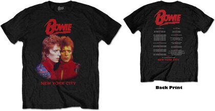 David Bowie: New York City (Back Print) - Unisex T-Shirt