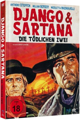 Django & Sartana - Die tödlichen Zwei (1970) (Edizione Limitata, Mediabook, Versione Rimasterizzata, Uncut, Blu-ray + DVD)