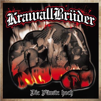 Krawallbrüder - Die Fäuste Hoch (2020 Reissue, Édition Limitée, Black/White Marbled Vinyl, LP)