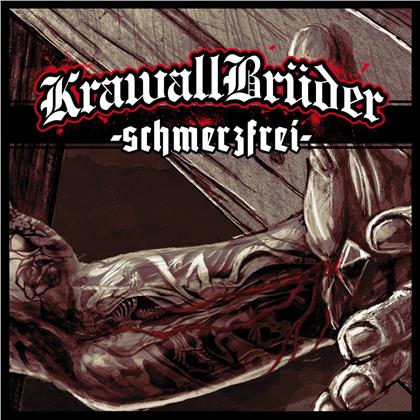 Krawallbrüder - Schmerzfrei (2020 Reissue, Édition Limitée, Green/Black/WhiteSplatter Vinyl, LP)