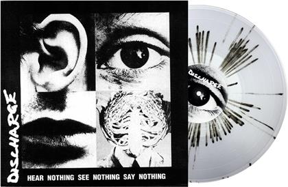Discharge - Hear Nothing, See Nothing (2020 Reissue, Grey/Black Splatter Vinyl, LP)