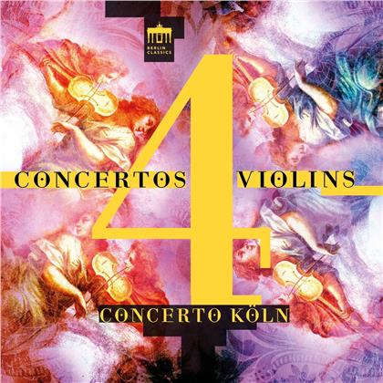 Concerto Köln - Concertos 4 Violins