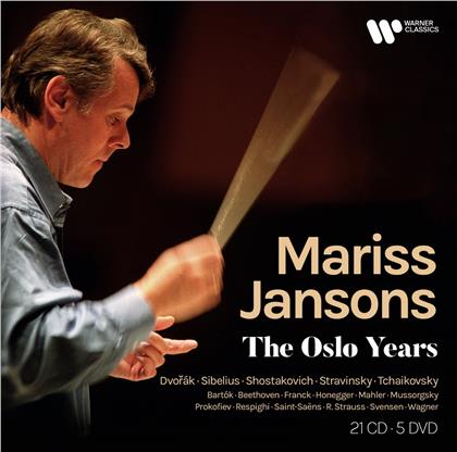 Mariss Jansons, Oslo Philharmonic Orchestra, Antonin Dvorák (1841-1904), Jean Sibelius (1865-1957) & Dimitri Schostakowitsch (1906-1975) - The Oslo Years (CD + DVD)