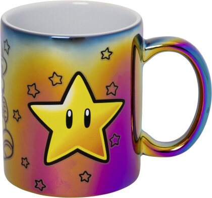 Super Mario: Star Power - Tasse metallic [315 ml]