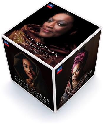 Jessye Norman - Complete Studio Recitals - Philips, DG, Decca (Édition Limitée, 42 CD)