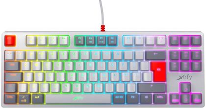 Xtrfy K4 RGB TKL Retro Edition Mechanical Gaming Keyboard [Swiss Layout]