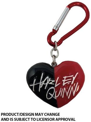 DC Comics: Harley Quinn Heart - 3D Polyresin Keychain