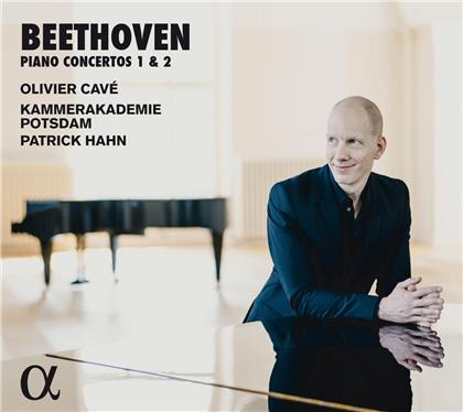 Ludwig van Beethoven (1770-1827), Patrick Hahn, Olivier Cavé & Kammeradkademie Potsdam - Piano Concertos 1 & 2