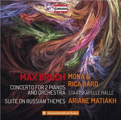 Staatskapelle Halle, Max Bruch (1838-1920), Ariane Matiakh, Mona Bard & Rica Bard - Concerto For 2 Pianos, Suite On Russian Themes